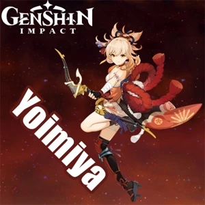 Contas Genshin Impact AR 5 com Yoimiya