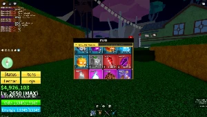 Conta Blox Fruits level Maximo e CDK + GH - Roblox