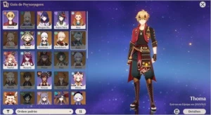 Conta AR 55 12 Personagens  5 ⭐ + 3 Armas 5 ⭐ - Genshin Impact