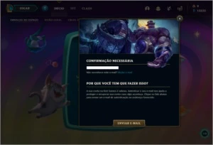Conta DIAMANTE 3 (email não verificado), 25 champs e 1 skin - League of Legends LOL