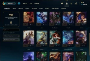 Conta DIAMANTE 3 (email não verificado), 25 champs e 1 skin - League of Legends LOL