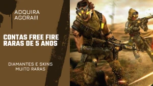 Contas de Free Fire Antigas de 5 Anos 🔥✅