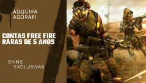 Contas de Free Fire Antigas de 5 Anos 🔥✅