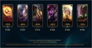 Conta platina 2 com 56% de winrate solo/duo lv 40 - League of Legends LOL