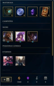 Conta platina 2 com 56% de winrate solo/duo lv 40 - League of Legends LOL