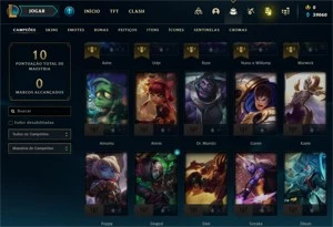 Conta FERRO 4 - Smurf LOL (league of legends) ELOMOON