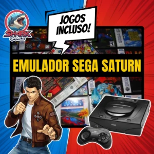 Pack Emulador Saturn para PC + Coleção Completa de Jogos!