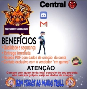 💥Conta Ouro 4💥 (acompanha dados de criação)📃 - League of Legends LOL