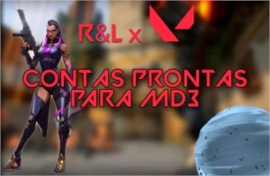 CONTAS SMURF DE VALORANT! É NA R&L ACCOUNTS. - League of Legends LOL