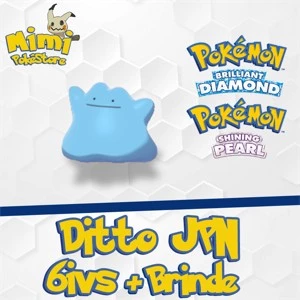 Ditto Japonês Jpn Shiny 6ivs + Brinde Pokémon Diamond Pearl - Outros