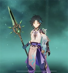 Ar24. Xiao + lança de jade - Genshin Impact