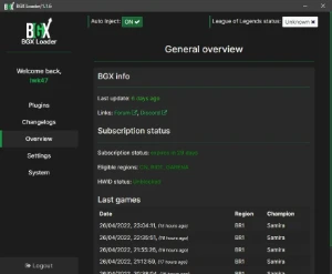 BGX – Script League of Legends LOL