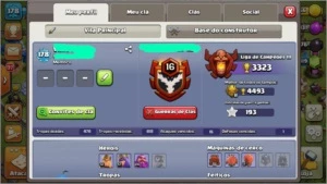 Th quase Full lindíssima - ID VIRGEM - raridade - Clash of Clans