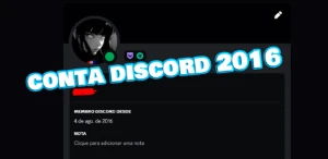 [CONTA ANTIGA] Conta Discord Antiga 2016 - Redes Sociais