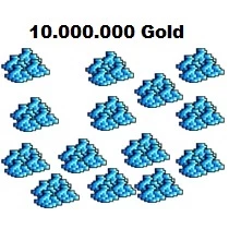 10.000.000 Gold  - Tibia  - Hardcore PvP