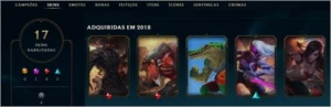 Conta Diamante 1 - League of Legends LOL