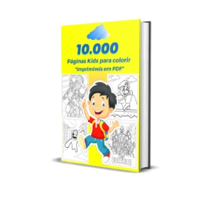 10.000 páginas Kids para colorir  (imprimíveis em PDF)