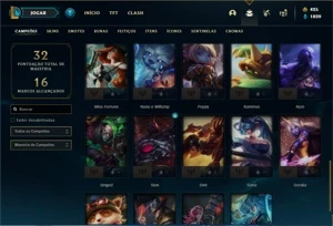 Conta Ferro 1 com 40 Champs e 19 Skins + 700 RP - League of Legends LOL