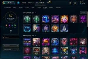 Conta LoL platina IV 46 champ 34 skins (skin vayne 10gema) - League of Legends