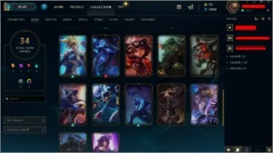 Conta LoL platina IV 46 champ 34 skins (skin vayne 10gema) - League of Legends