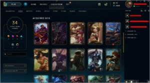 Conta LoL platina IV 46 champ 34 skins (skin vayne 10gema) - League of Legends