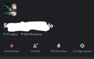 Server com 500 membros - Redes Sociais