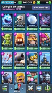 Conta de clash royale nvl 12 arena lendária