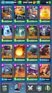 Conta de clash royale nvl 12 arena lendária