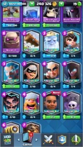 Conta de clash royale nvl 12 arena lendária