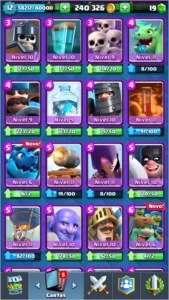 Conta de clash royale nvl 12 arena lendária
