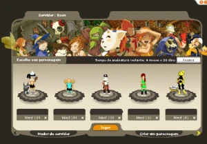 Conta top dofus, vários eixos,itens e personagens 180+