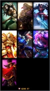 Conta Gold IV (mmr platina) - 7 skins - 27 cchamp (c/ yasuo) - League of Legends LOL