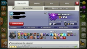 Conta Clash of Clans cv9 90% FULL