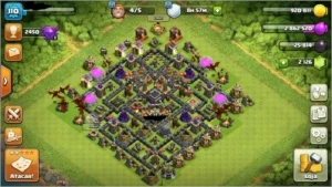 Conta Clash of Clans cv9 90% FULL