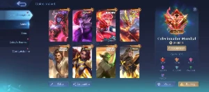Conta Mobile Legends com 735 skins