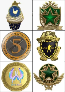 Conta Prime Medalha 2021,22 Verdes Lealdade Etc... - Counter Strike CS