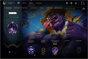 CONTA LOL DIAMANTE 4 - League of Legends