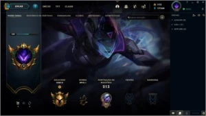 Ouro 2, 59 Champs, 24 Skins, 17K de EA, Vários Fragmentos - League of Legends LOL