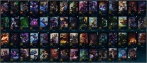 Ouro 2, 59 Champs, 24 Skins, 17K de EA, Vários Fragmentos - League of Legends LOL