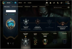 Conta prata 4 com 24 skins e 92 champs ( CRIADA EM 2012 ) - League of Legends LOL