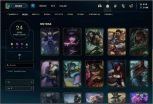 Conta prata 4 com 24 skins e 92 champs ( CRIADA EM 2012 ) - League of Legends LOL