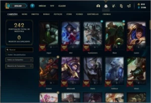 Conta prata 4 com 24 skins e 92 champs ( CRIADA EM 2012 ) - League of Legends LOL