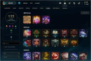 Conta League of Legends MMR Platina LOL
