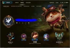 Conta Platina 2, melhor preço do mercado - League of Legends LOL