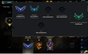 Conta Lol diamante 4 65 pdl, 82 champs, honra 5, bom mmr - League of Legends