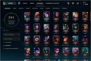 Conta DIAMANTE 4 (várias skins raras e cromas exclusivos) - League of Legends LOL