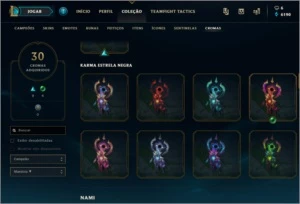 Conta DIAMANTE 4 (várias skins raras e cromas exclusivos) - League of Legends LOL