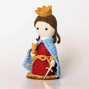 Santa Bárbara em Amigurumi - Artesanato e Personalizados