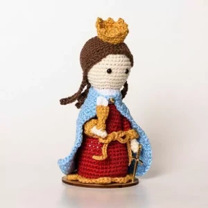 Santa Bárbara em Amigurumi - Artesanato e Personalizados