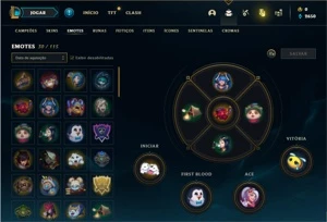 Conta prata 3 com 61 Champs e 16 Skins - League of Legends LOL